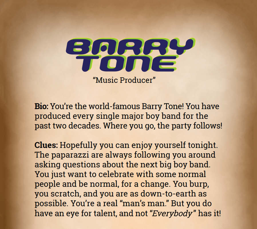 Barry Tone Binder Pages