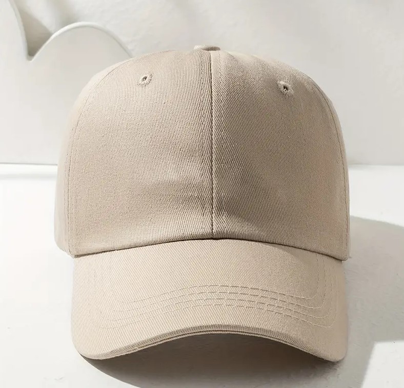 Beige Baseball Cap