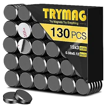 Round Adhesive Magnets (130-Pack)