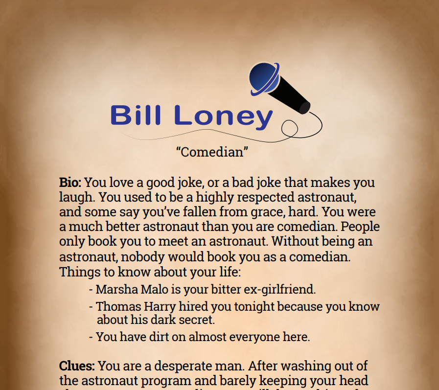 Bill Loney Binder Pages