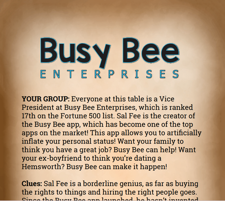 Busy Bee Enterprises Binder Pages