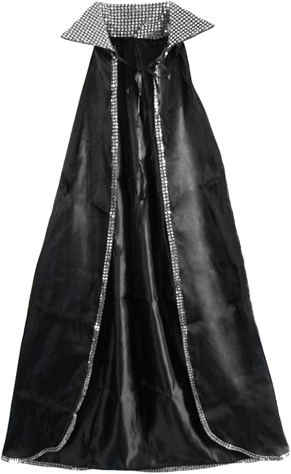 Black Sequin Cape