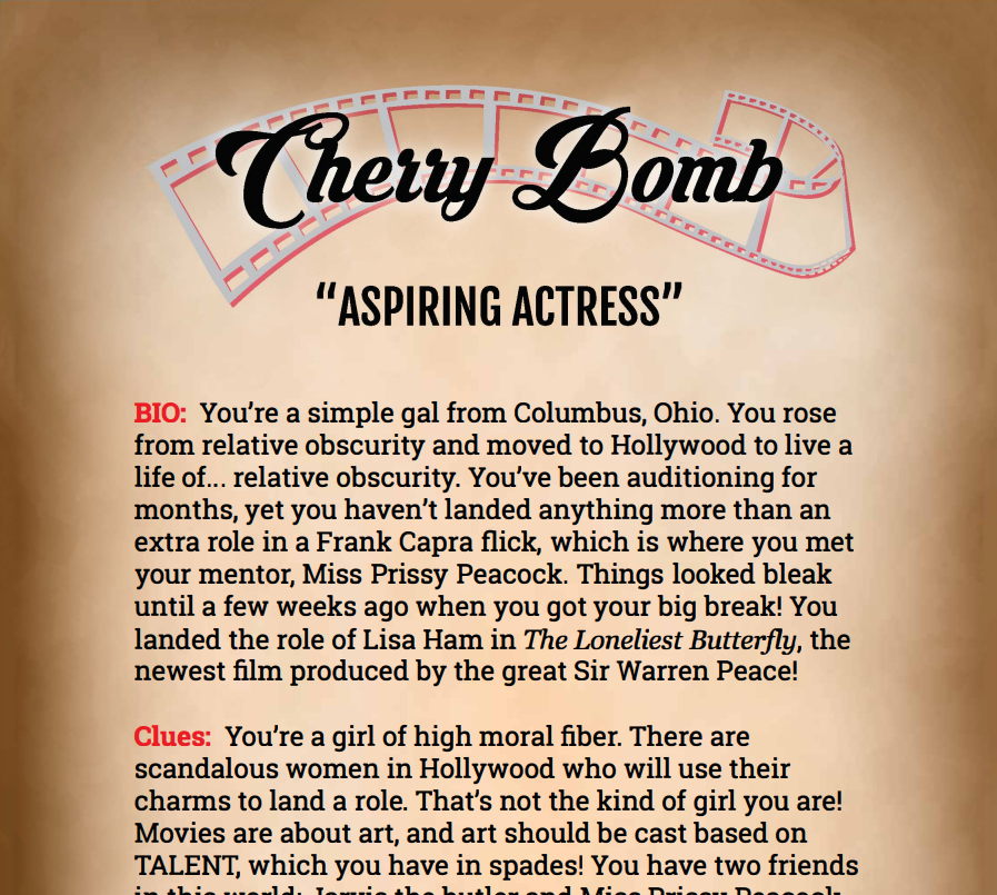 Cherry Bomb Binder Pages