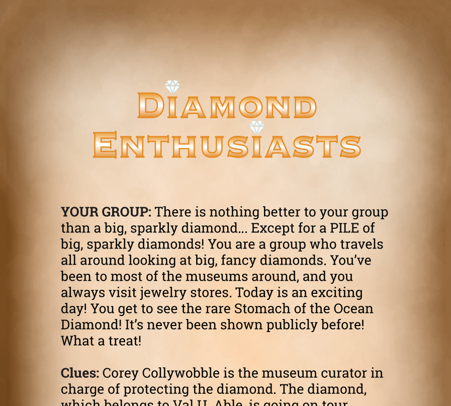 Diamond Enthusiasts Binder Pages