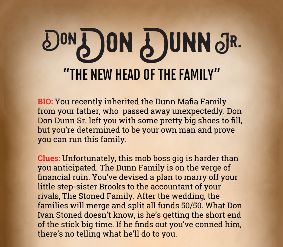 Don Don Dunn Jr. Binder Pages