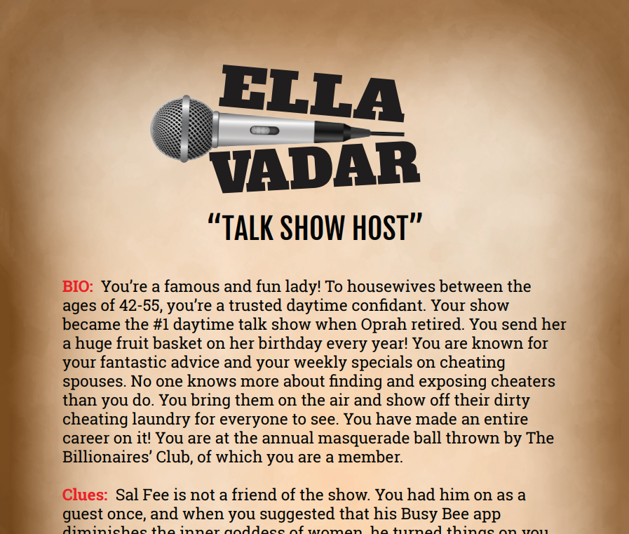 Ella Vadar Binder Pages