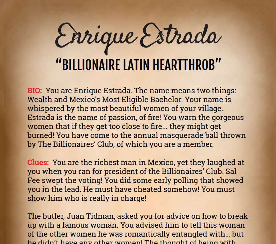 Enrique Estrada Binder Pages