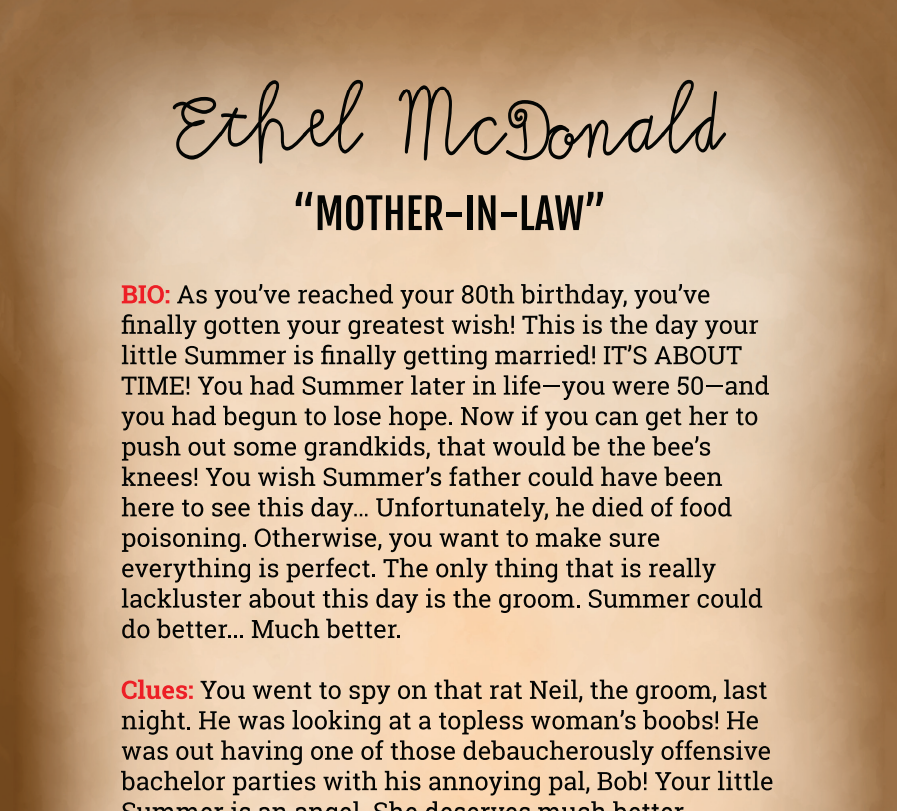 Ethel McDonald Binder Pages