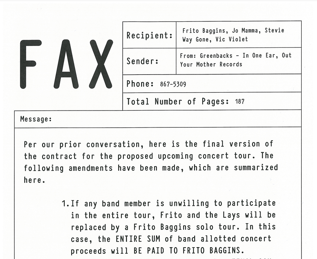 Fax Cover Sheet Clue