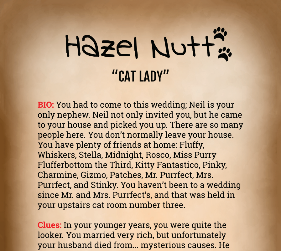 Hazel Nutt Binder Pages