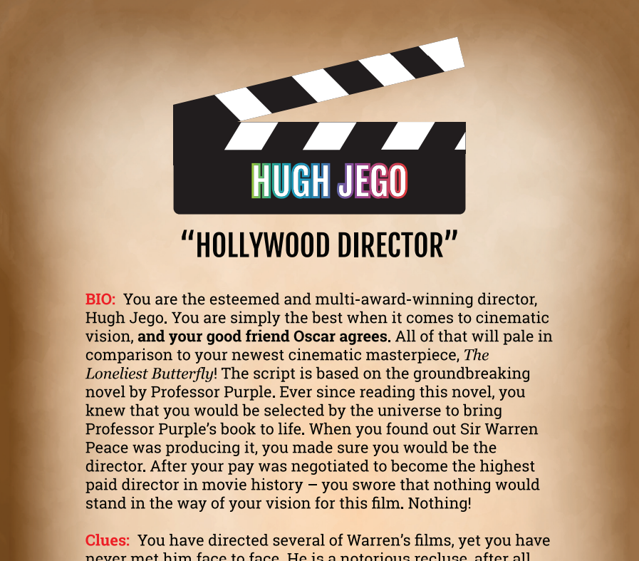 Hugh Jego Binder Pages