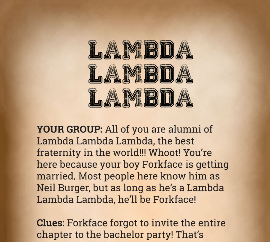 Lambda Lambda Lambda Binder Pages