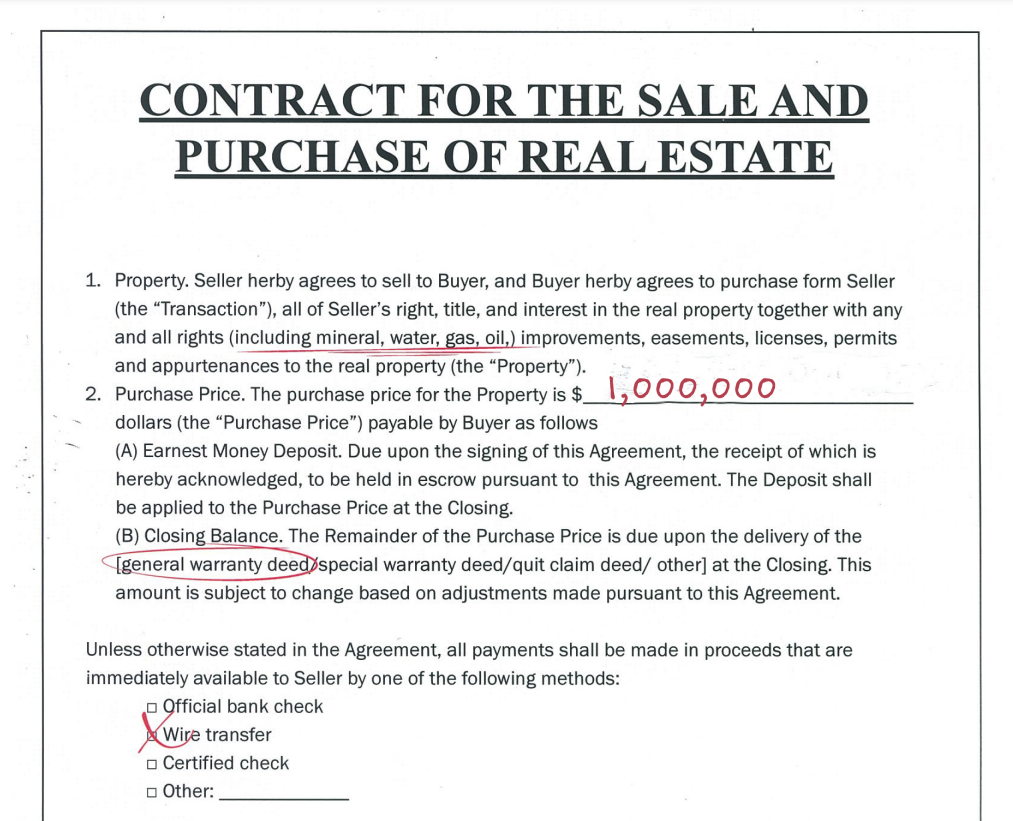 Land Contract Clue - Original