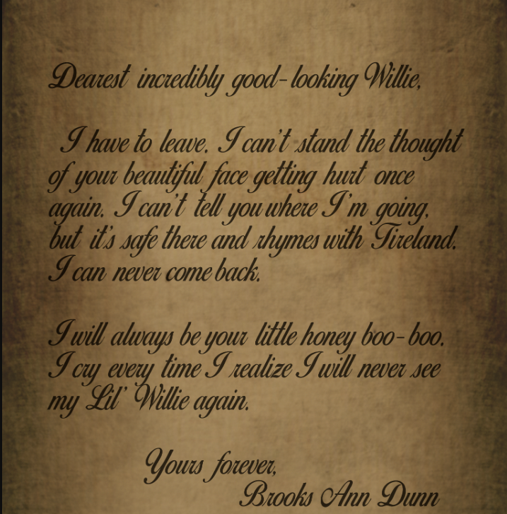 Letter from Brooks Clue