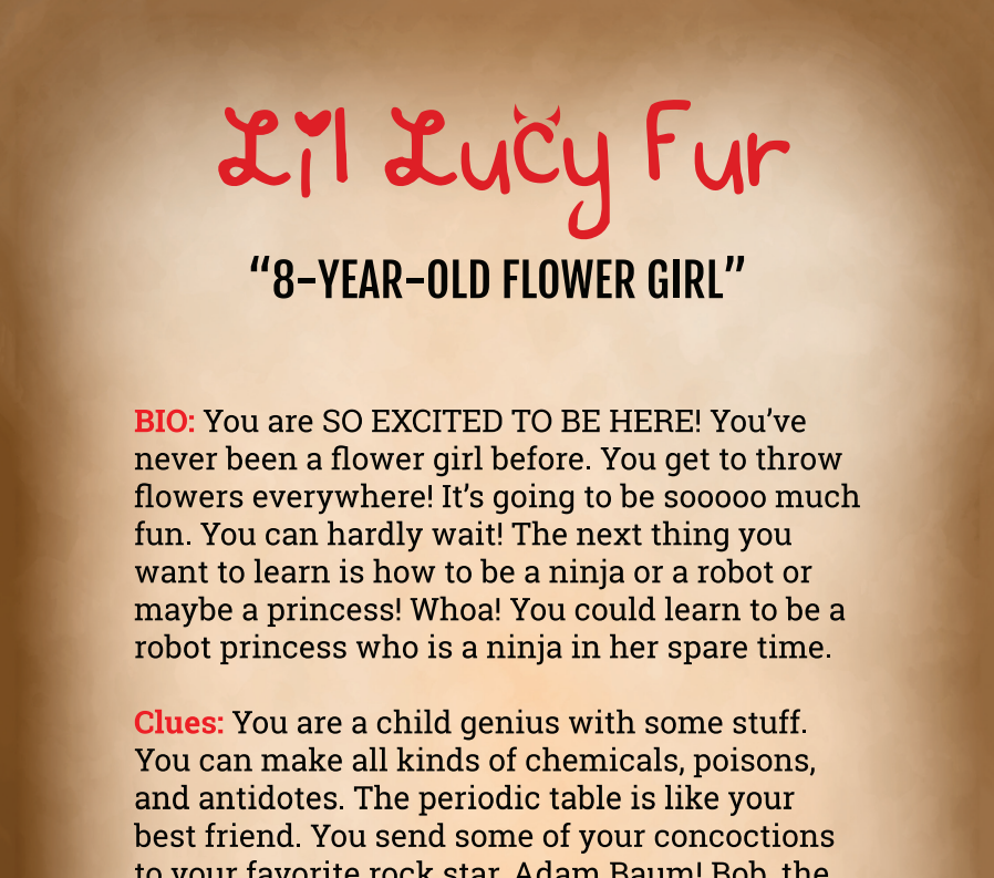 Lil Lucy Fur Binder Pages