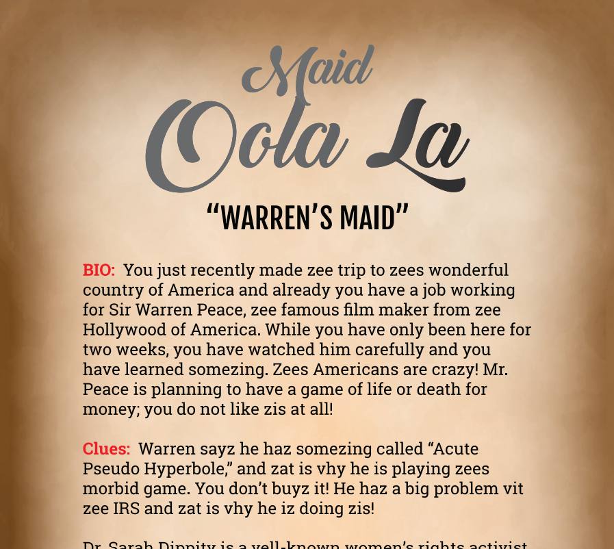 Maid Oola La Binder Pages