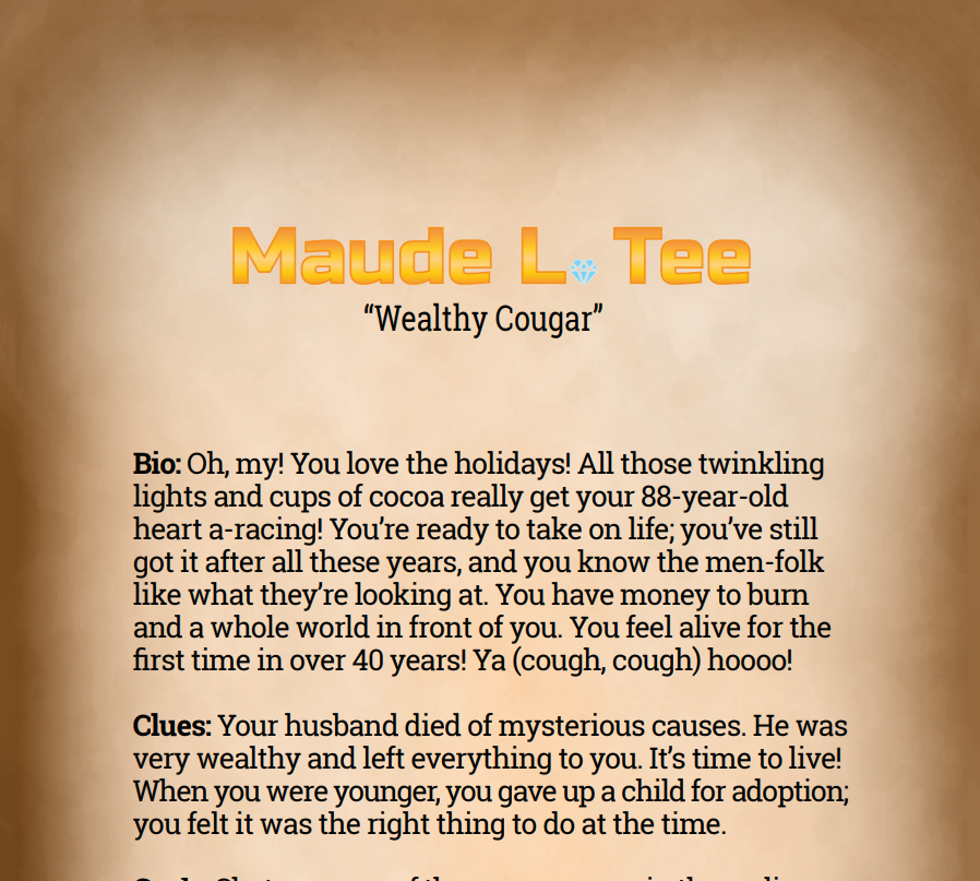 Maude L. Tee Binder Pages