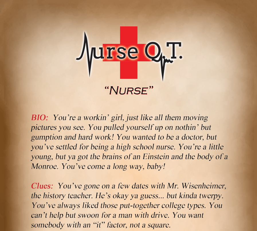 Nurse Q.T. Binder Pages