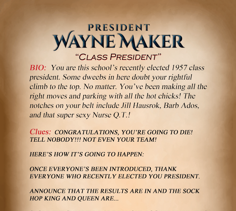 Wayne Maker Binder Pages
