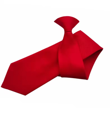 Red Clip-On Tie
