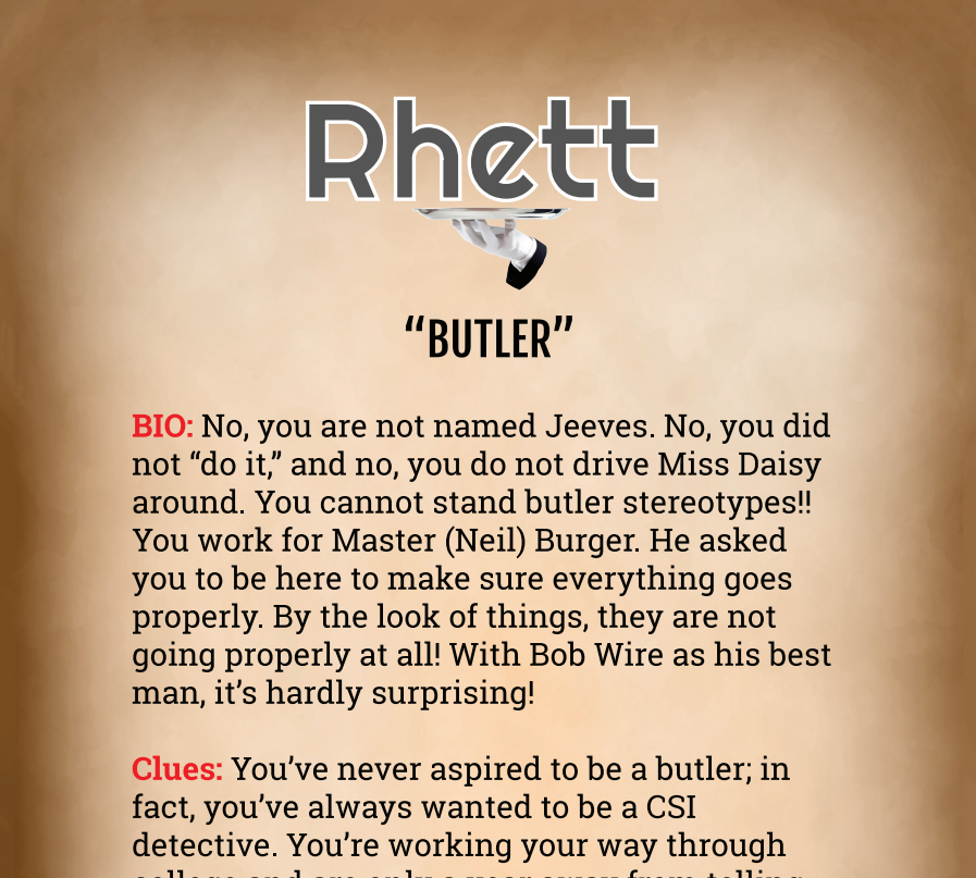 Rhett the Butler Binder Pages