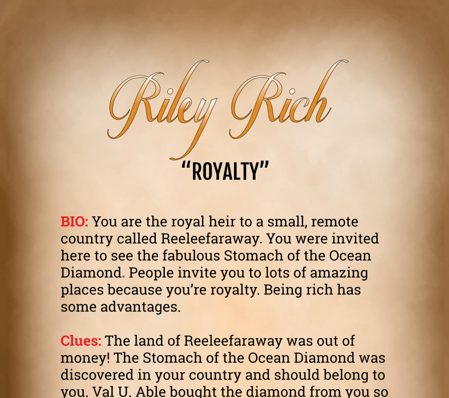 Riley Rich Binder Pages