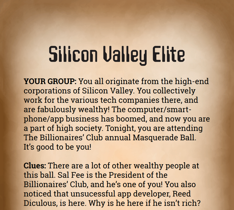 Silicon Valley Elite Binder Pages