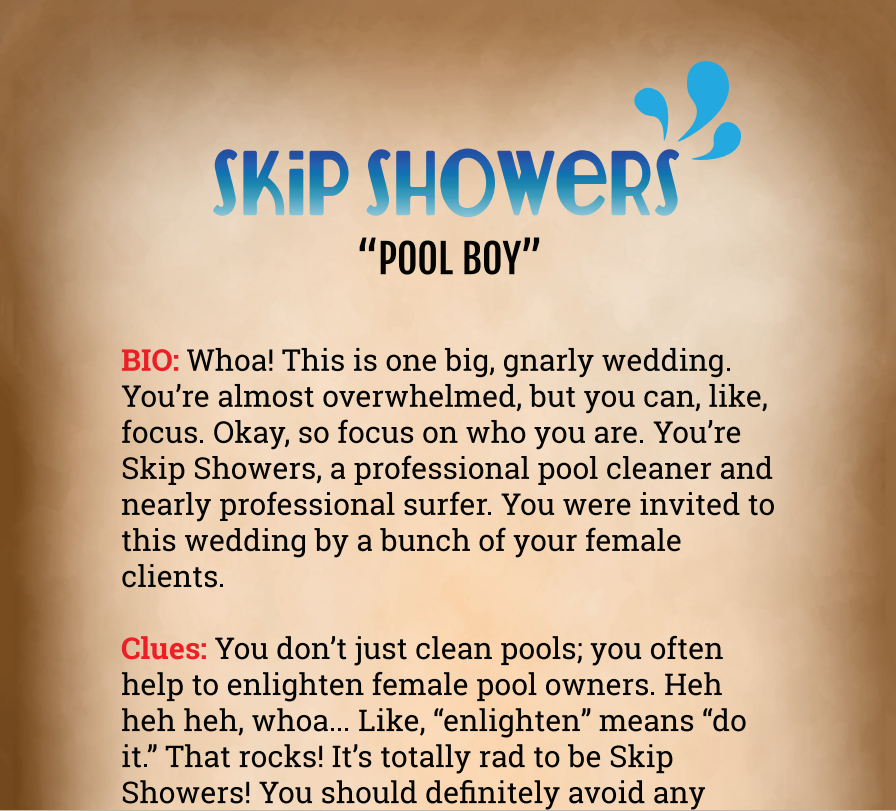 Skip Showers Binder Pages