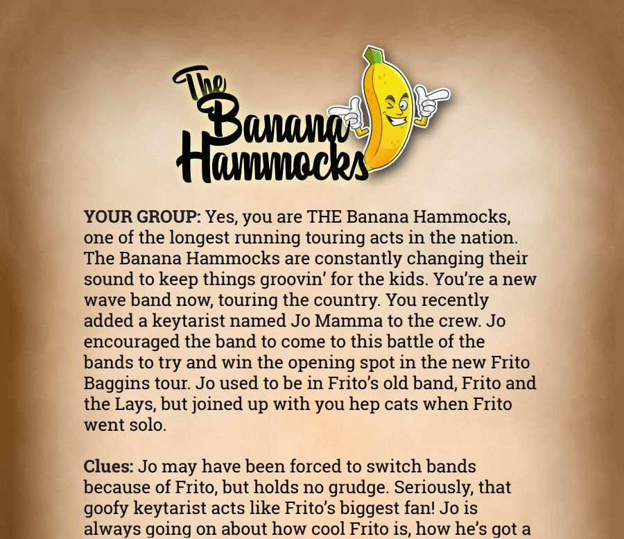 The Banana Hammocks Binder Pages (80s)