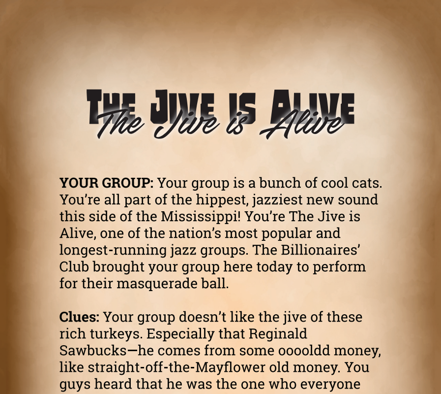 The Jive is Alive Binder Pages